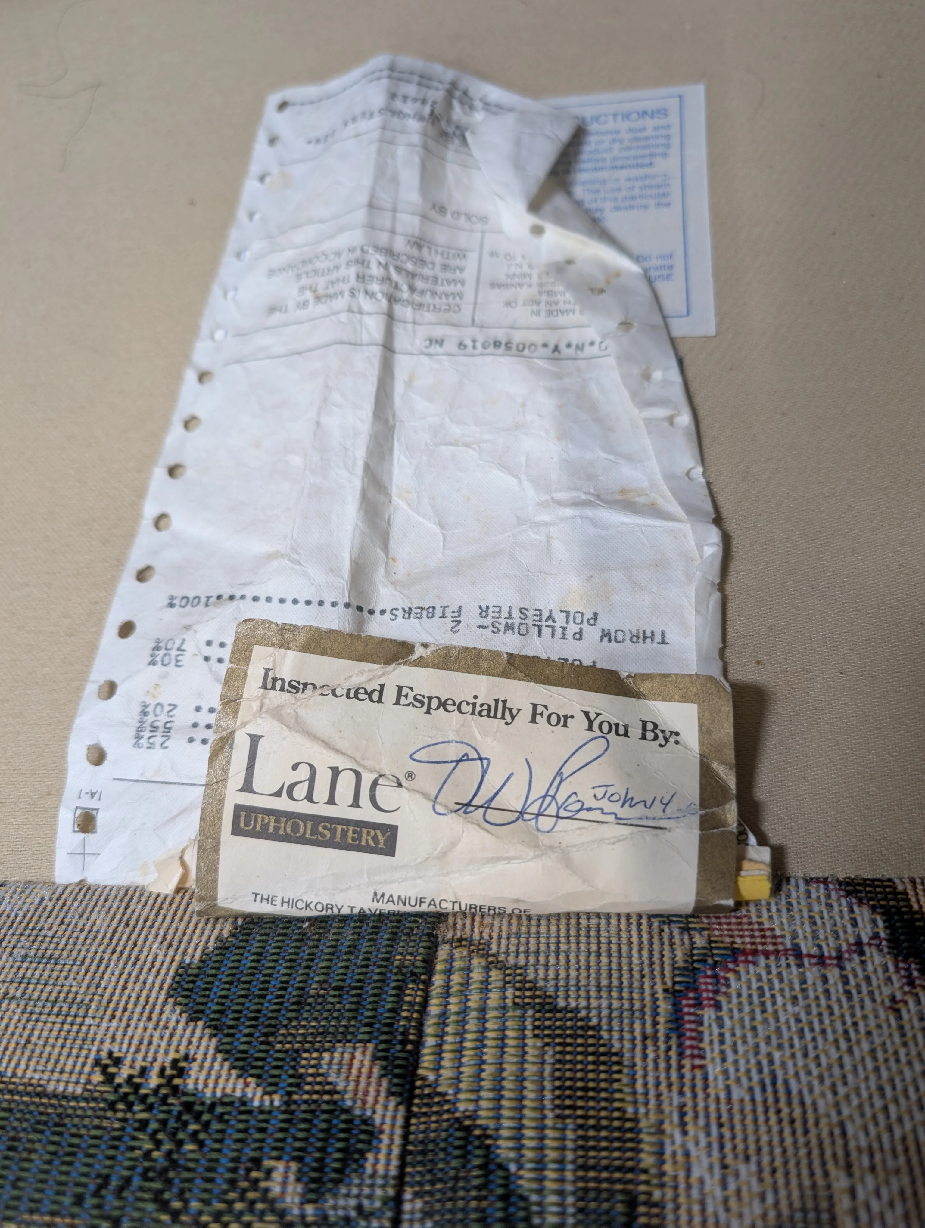 Floral Lane Upholstery co. Two-Seater Sofa - Image 8