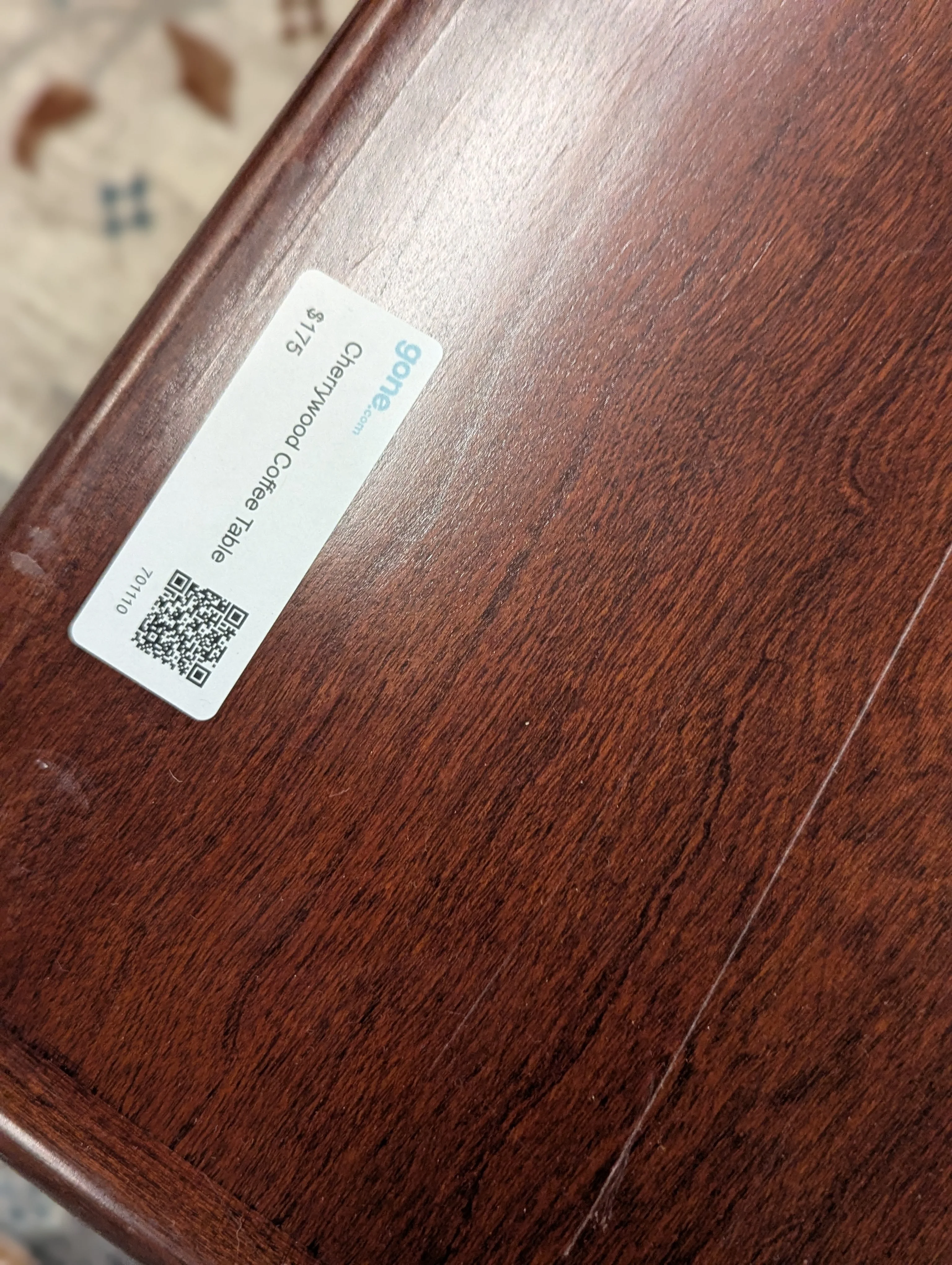 Cherrywood Coffee Table - Image 3