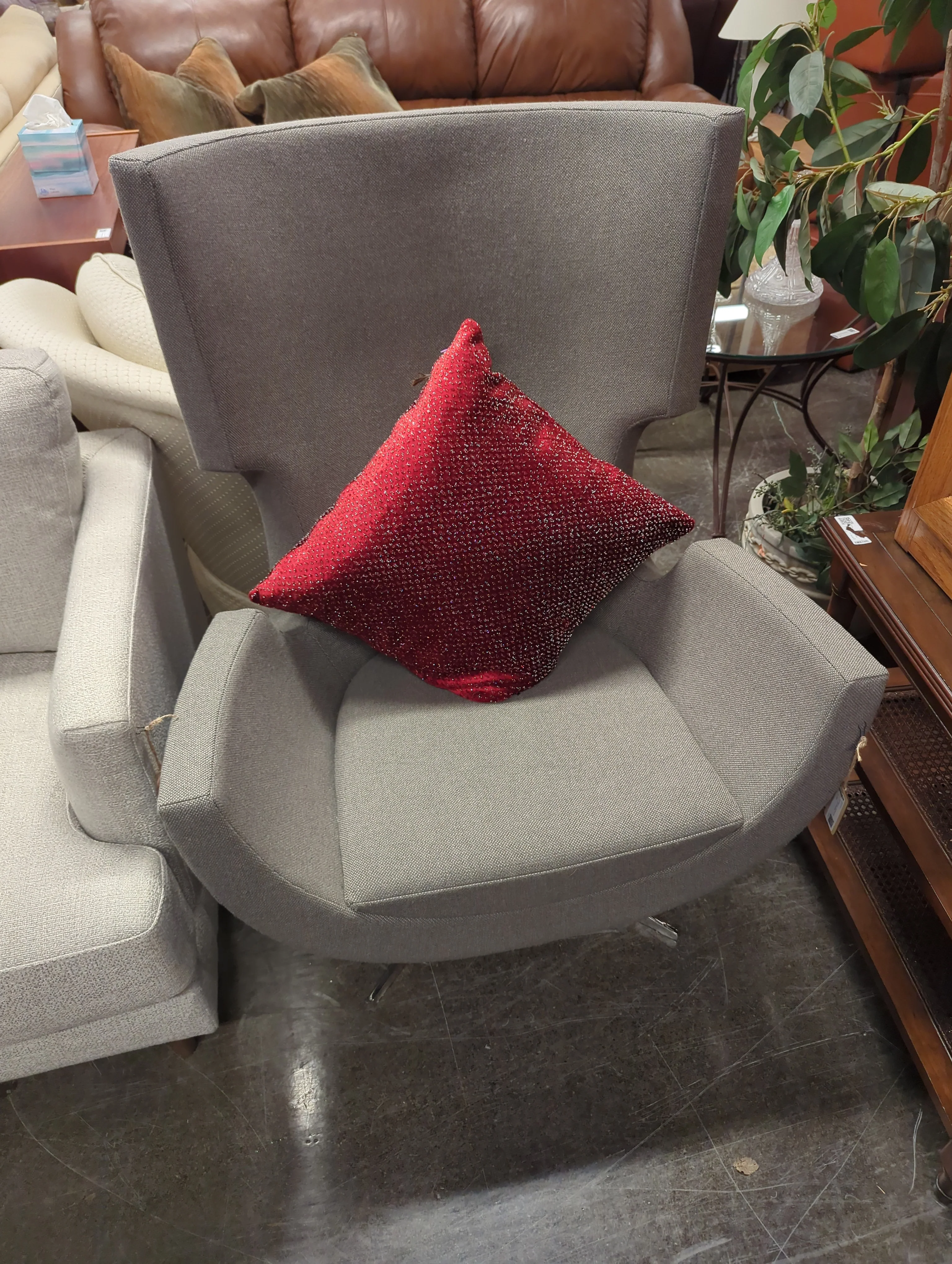 martin/brattrud inc - high back swivel curve lounge chair - Image 3