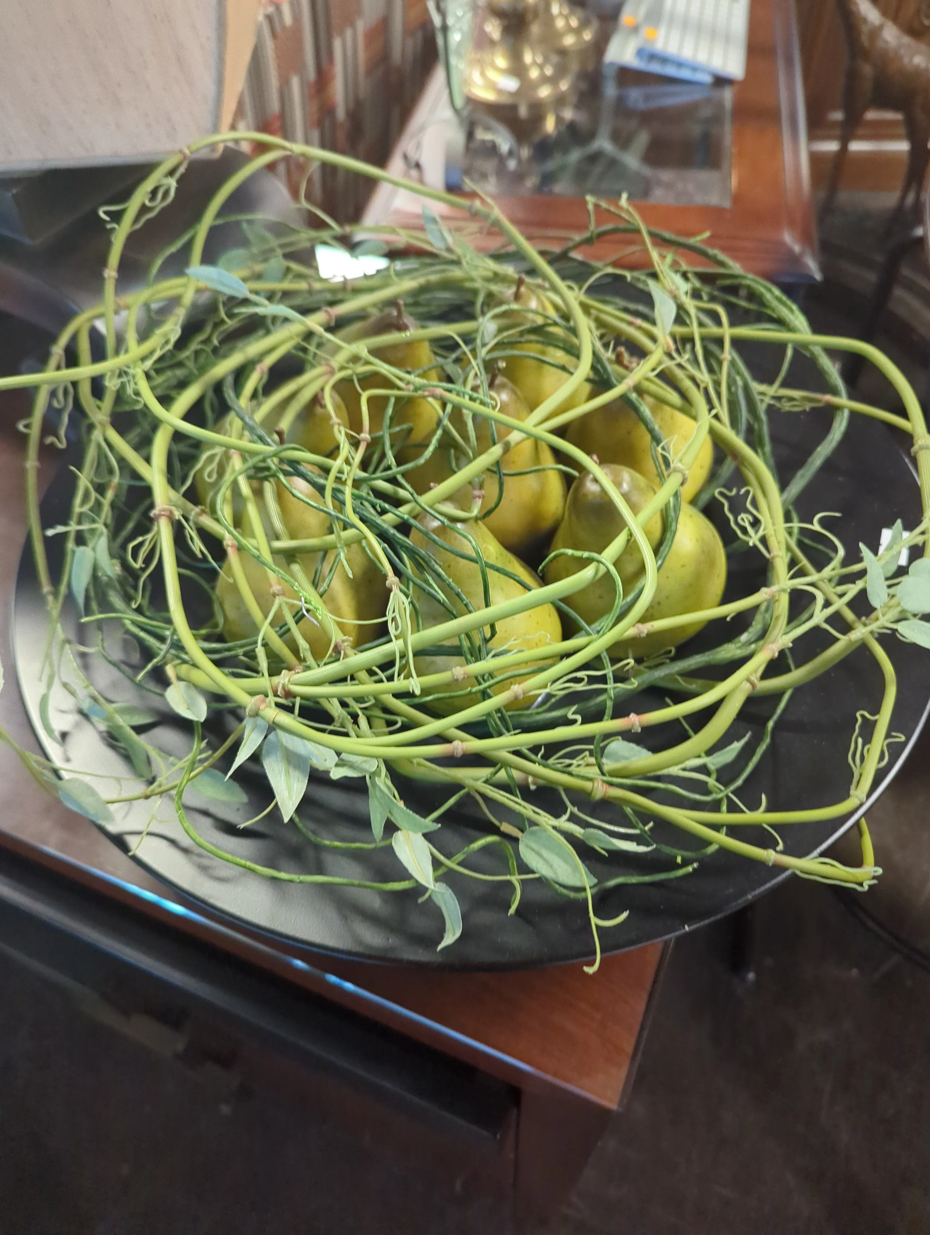 Pears in Bowl Table Decor - Image 4