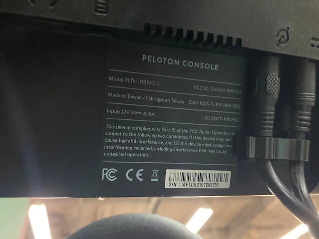 Peloton Stationary Bike Model PLTN-RB1VQ 21.5" HD Touch Screen (3rd Generation) - Image 5