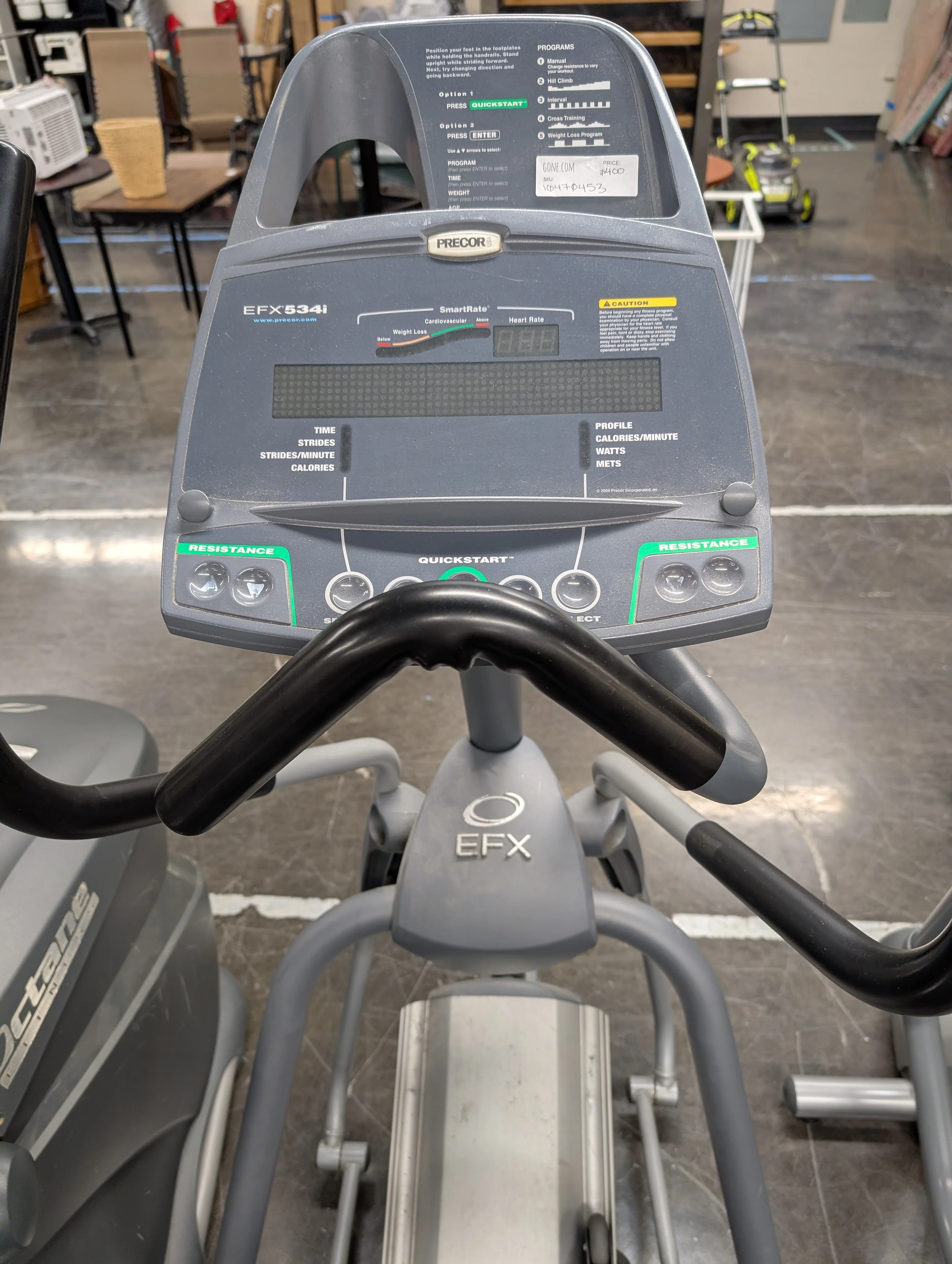 Precor Elliptical EFX 534i - Image 5
