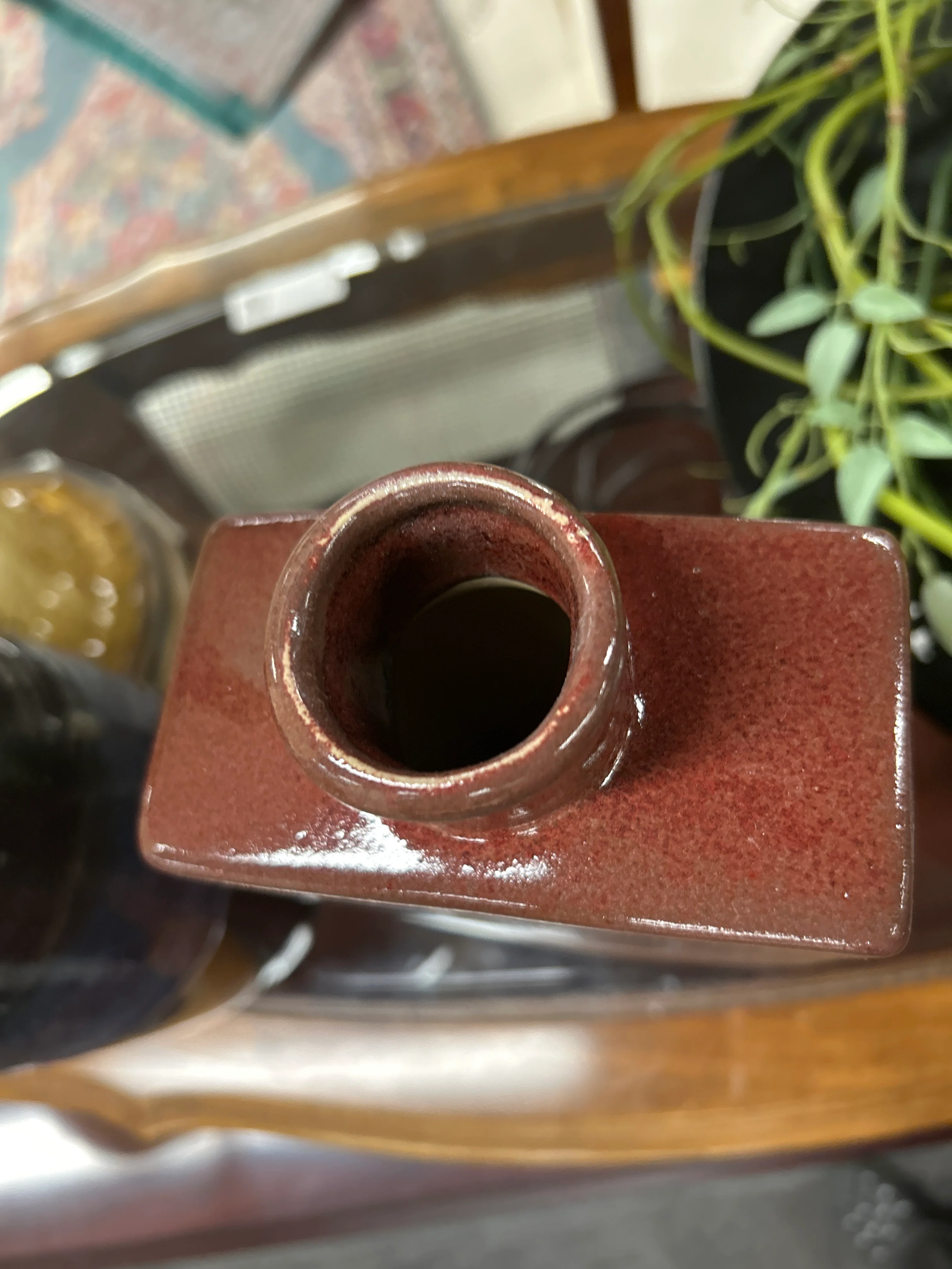 Rust and Brown Two tone Vase - Image 4
