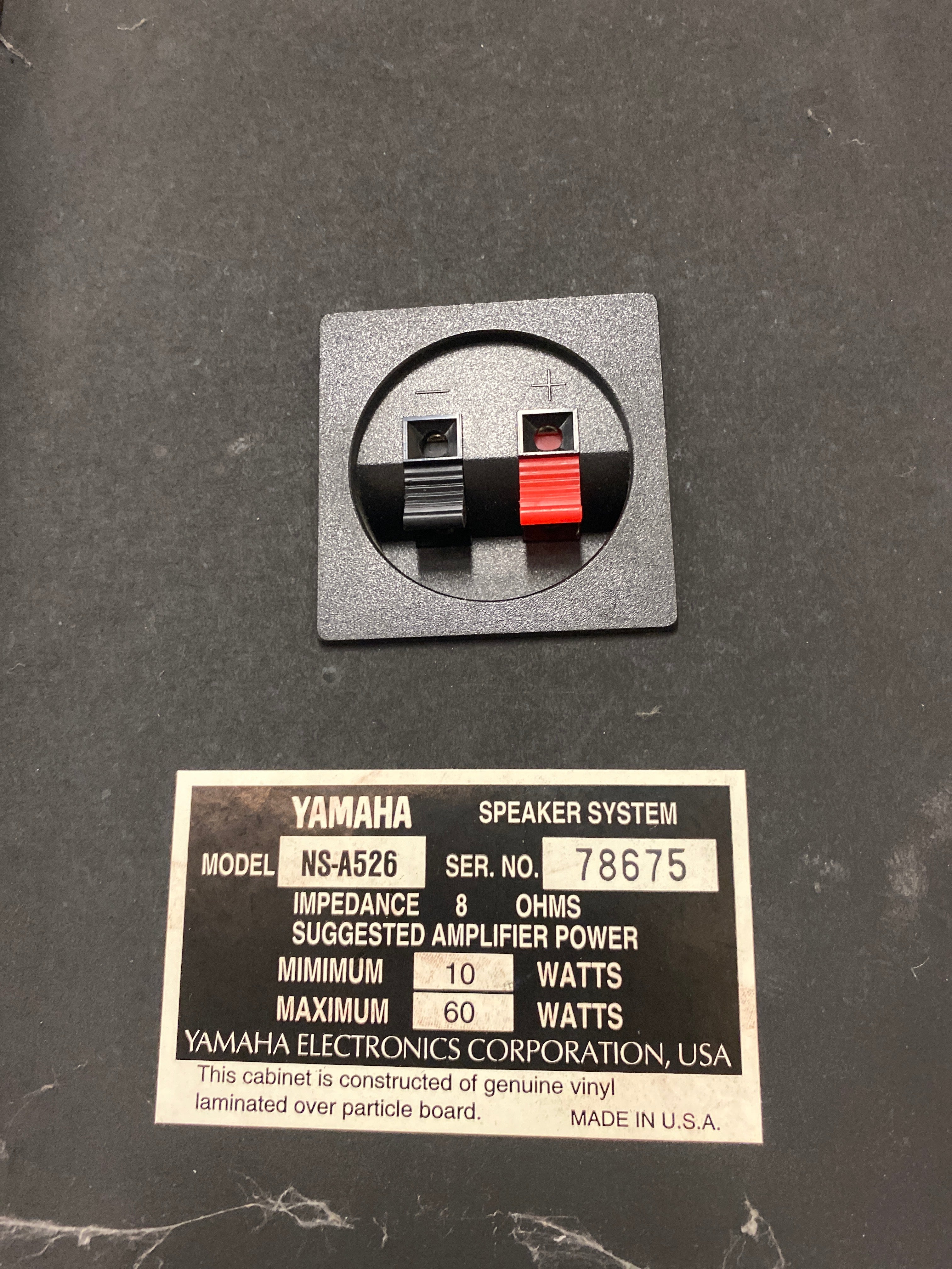 Yamaha Bookshelf Speaker Pair NS-A526 - Image 3